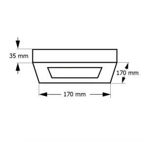 LED PANEL N/Z KNS5-12W 6500K
