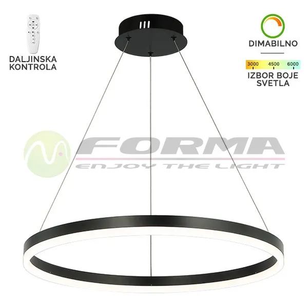 LED visilica F2047-56V BK - Slika 4