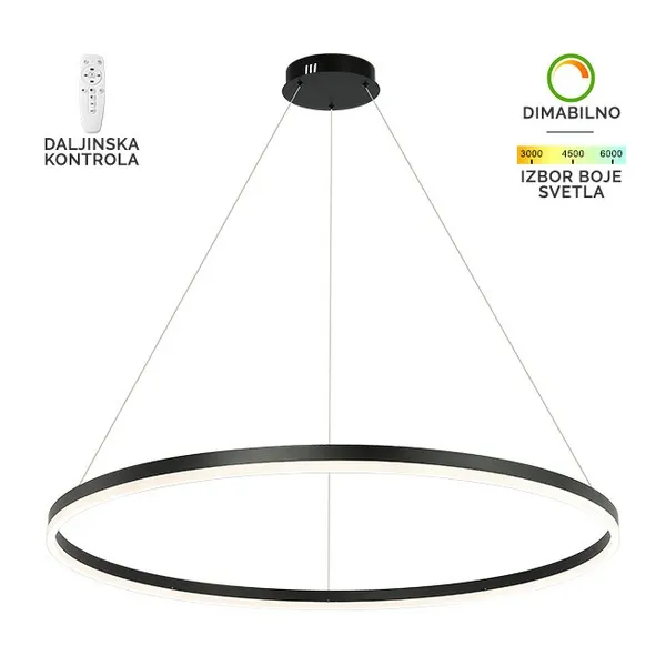 LED visilica F2047-56V BK - Slika 6