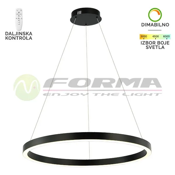 LED visilica F2048-56V BK - Slika 3