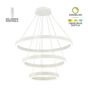 LED visilica F2048-130V WH