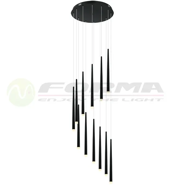 LED luster F2605-12LS BK - Slika 2