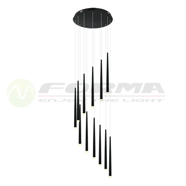 LED luster F2605-12LS BK - Slika 4