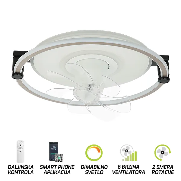 Plafonska lampa sa ventilatorom FV1102-50 - Slika 4