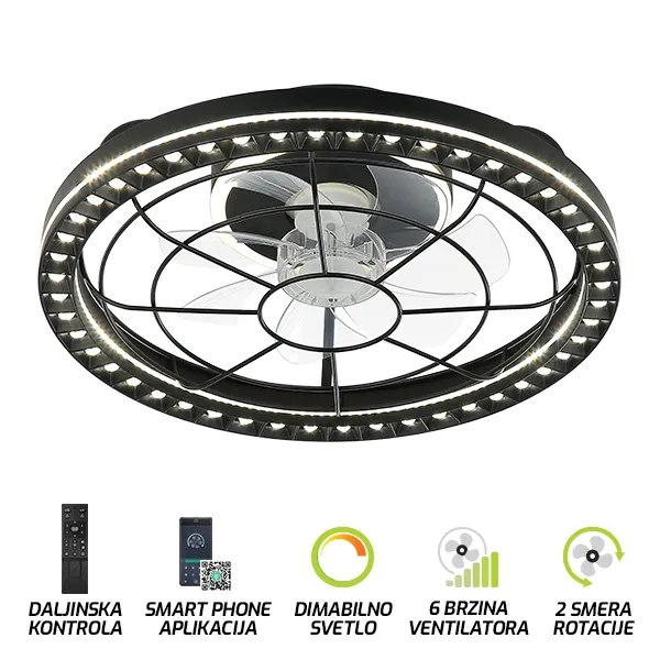 Plafonska lampa sa ventilatorom FV2001-50 - Slika 3