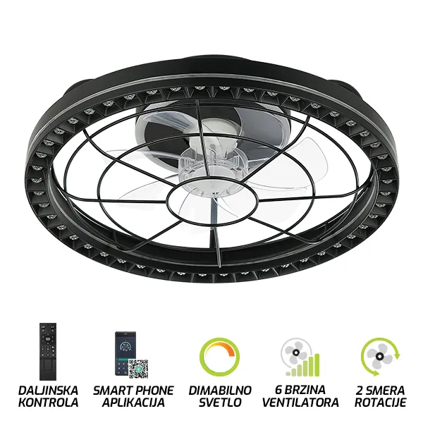 Plafonska lampa sa ventilatorom FV2001-50 - Slika 4