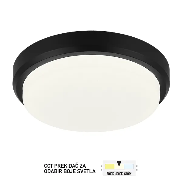 Spoljna LED plafonjera PS8301 BK
