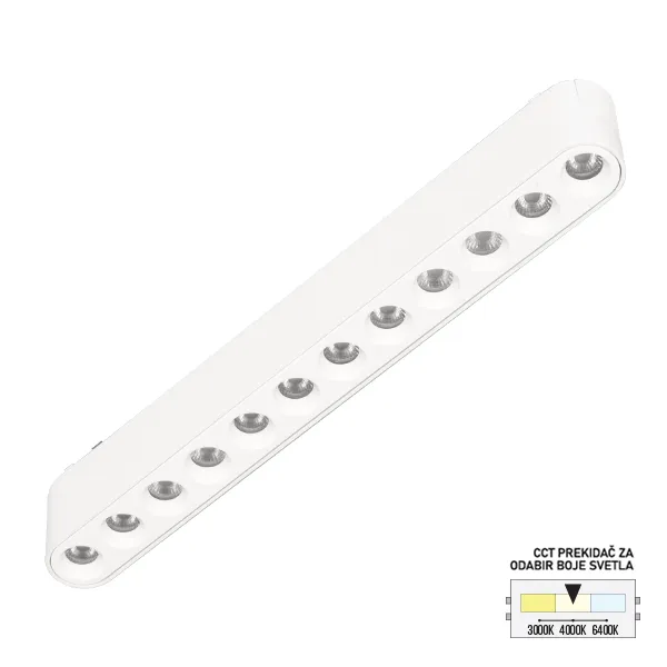 LED magnetna svetiljka CCT ULTRA SLIM FMS2001-12 BK - Slika 4
