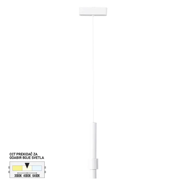 LED magnetna visilica CCT ULTRA SLIM FMS4005-7 BK - Slika 5