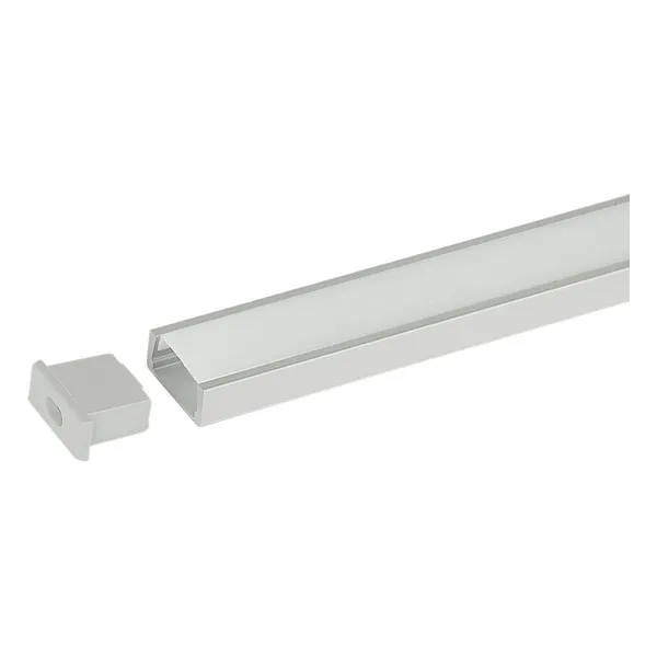 Aluminijumski profil nadgradni AL610 - Siva - Slika 2