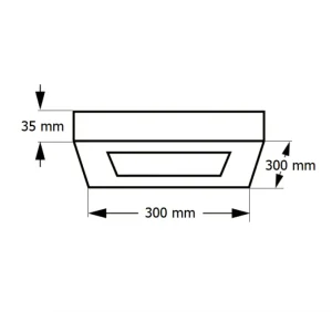 LED PANEL N/Z KNS5-24W 4000K