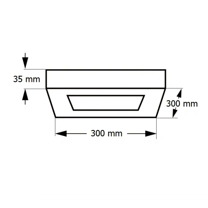 LED PANEL N/Z KNS5-24W 4000K