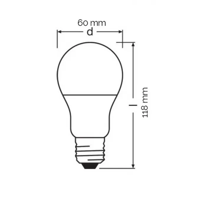 OSRAM LED SIJALICA E27 A 10W/840 VALUE FR75 - Slika 3