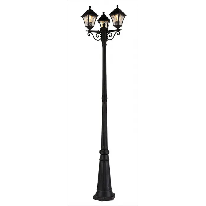FENJER 1013L STUBNI 3*E27 CRNI IP44