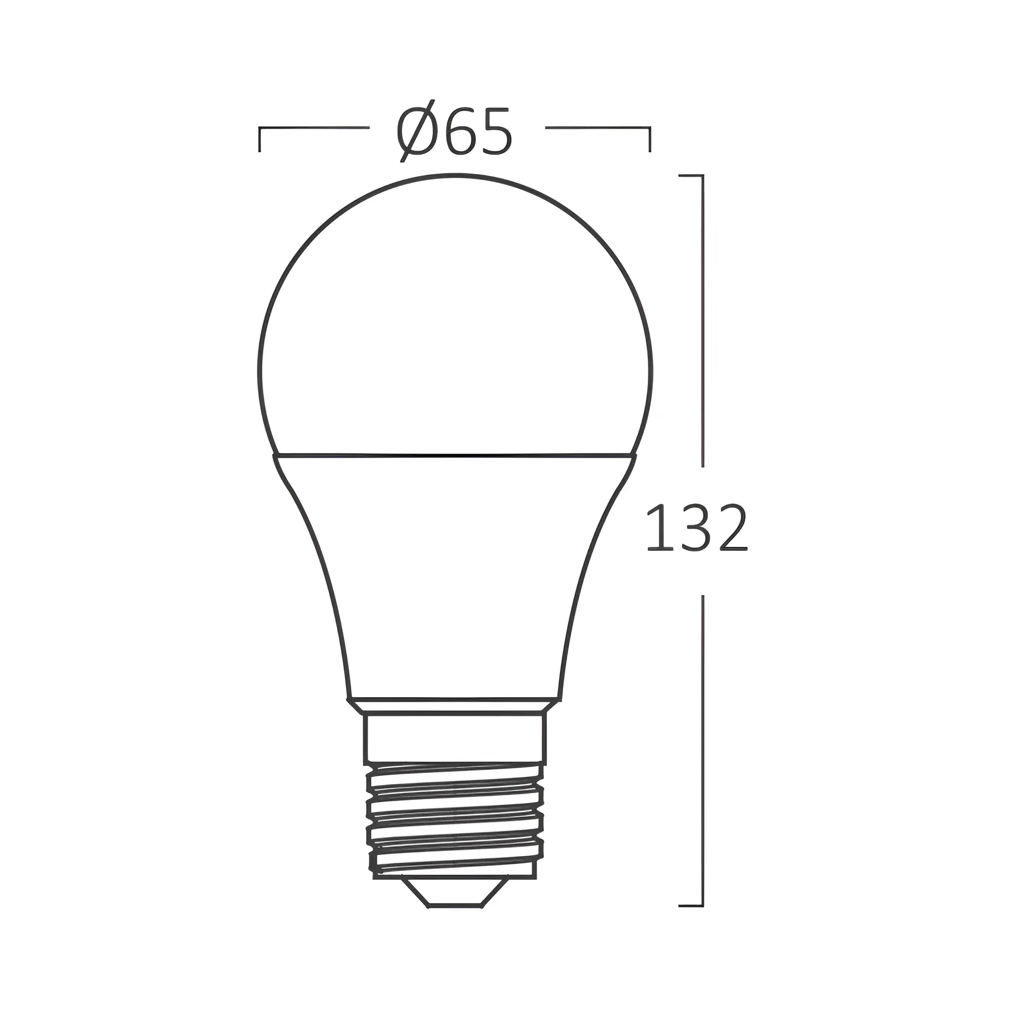 LED SIJALICA A65 16W E27 3000K - Slika 3
