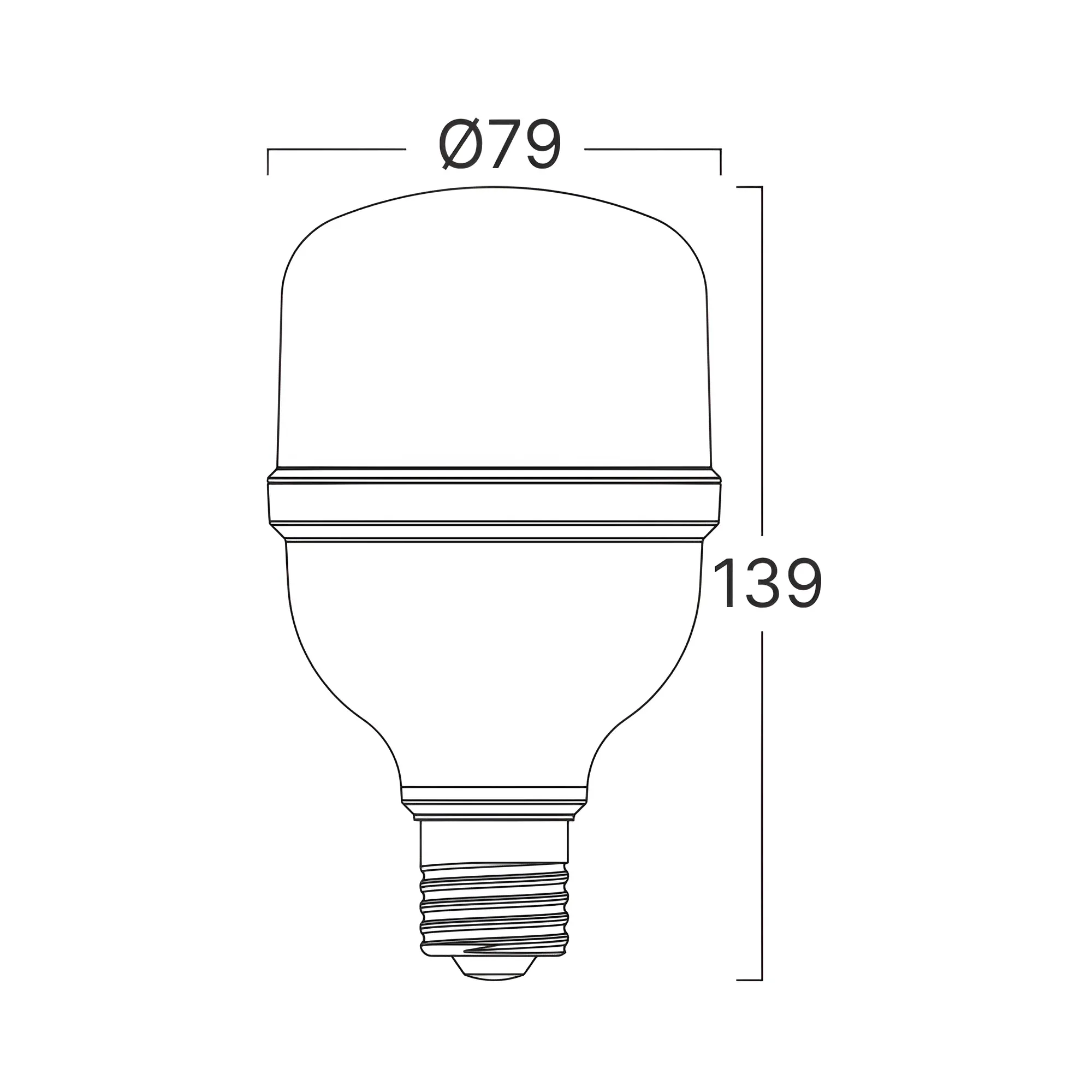 LED SIJALICA T T80 20W E27 6500K - Slika 3