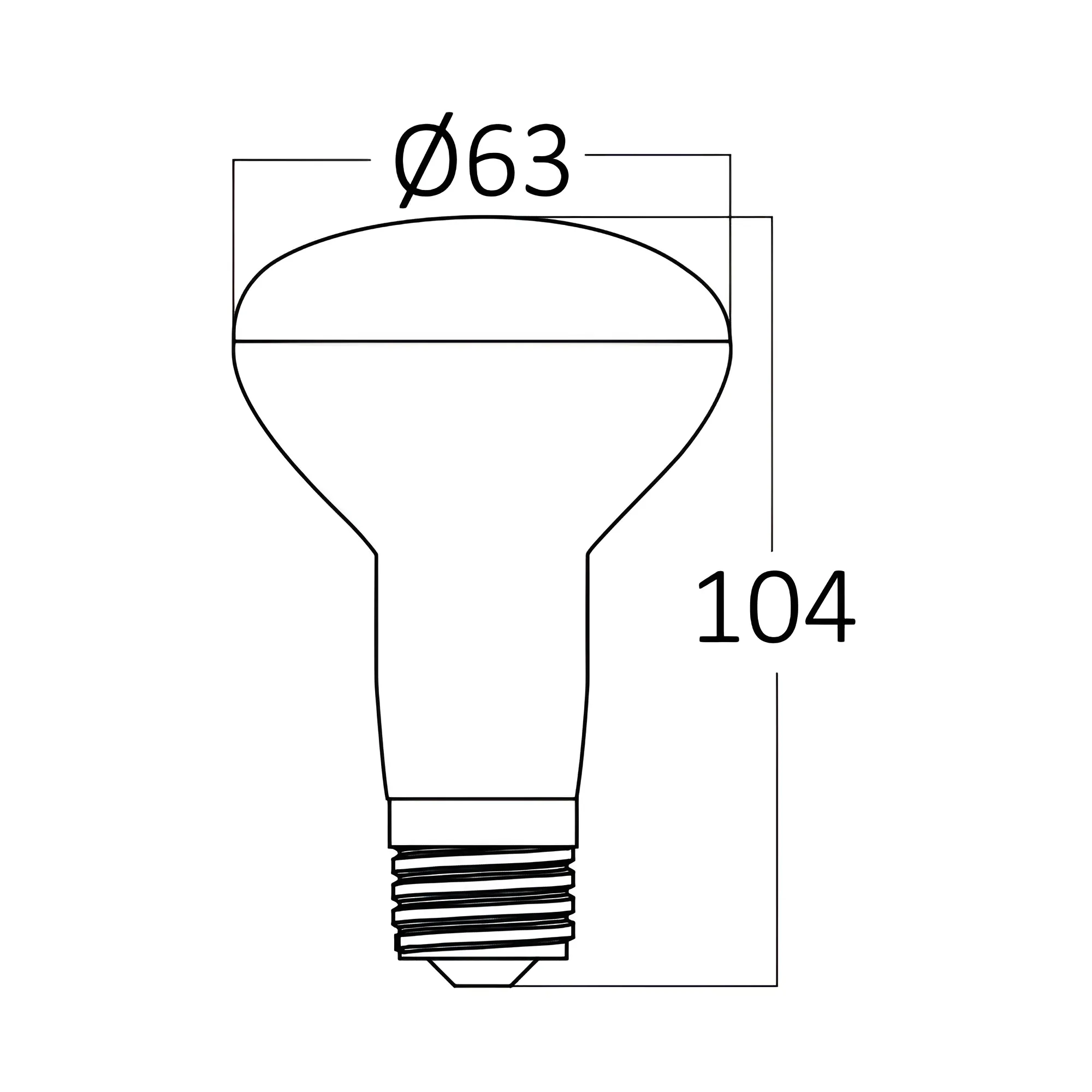 LED SIJALICA R63 9W E27 3000K - Slika 3