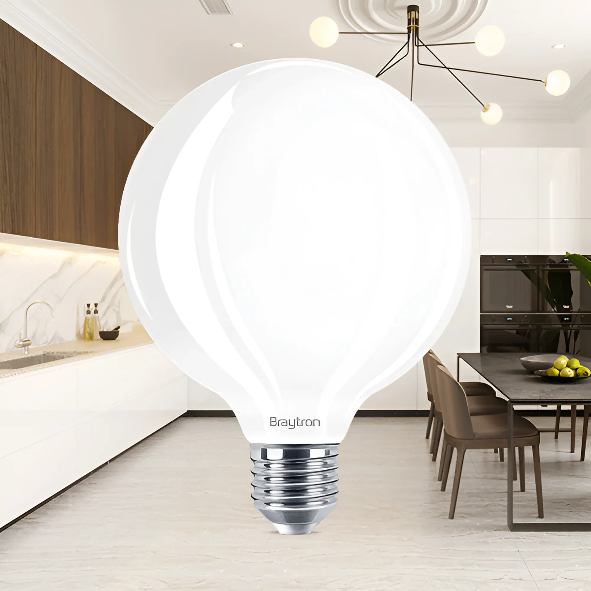 LED FILAMENT KUGLA G95 7W E27 AMBER 6500K - Slika 2