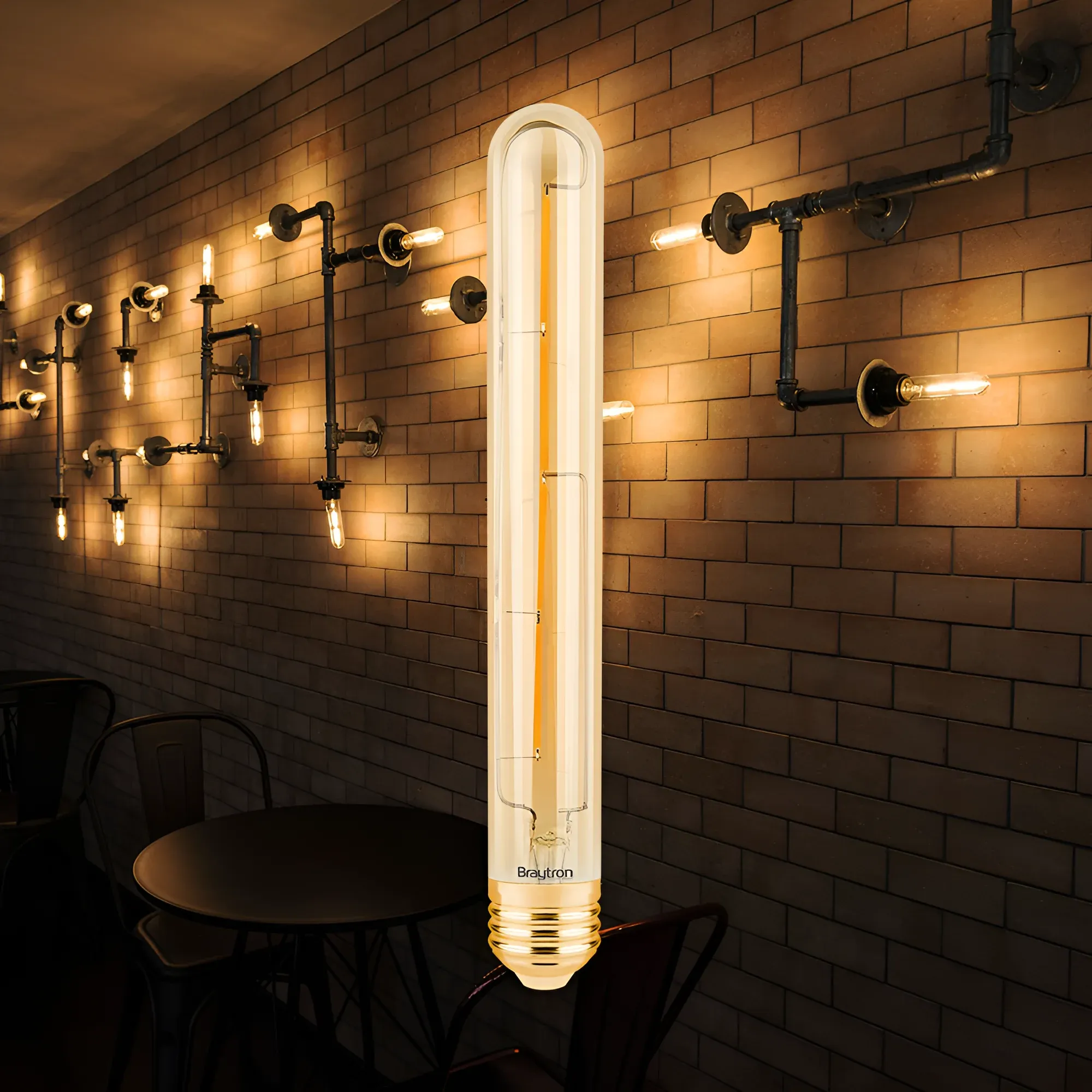 DIMABILNA LED FILAMENT SIJALICA T30 6W E27 AMBER 2200K - Slika 2