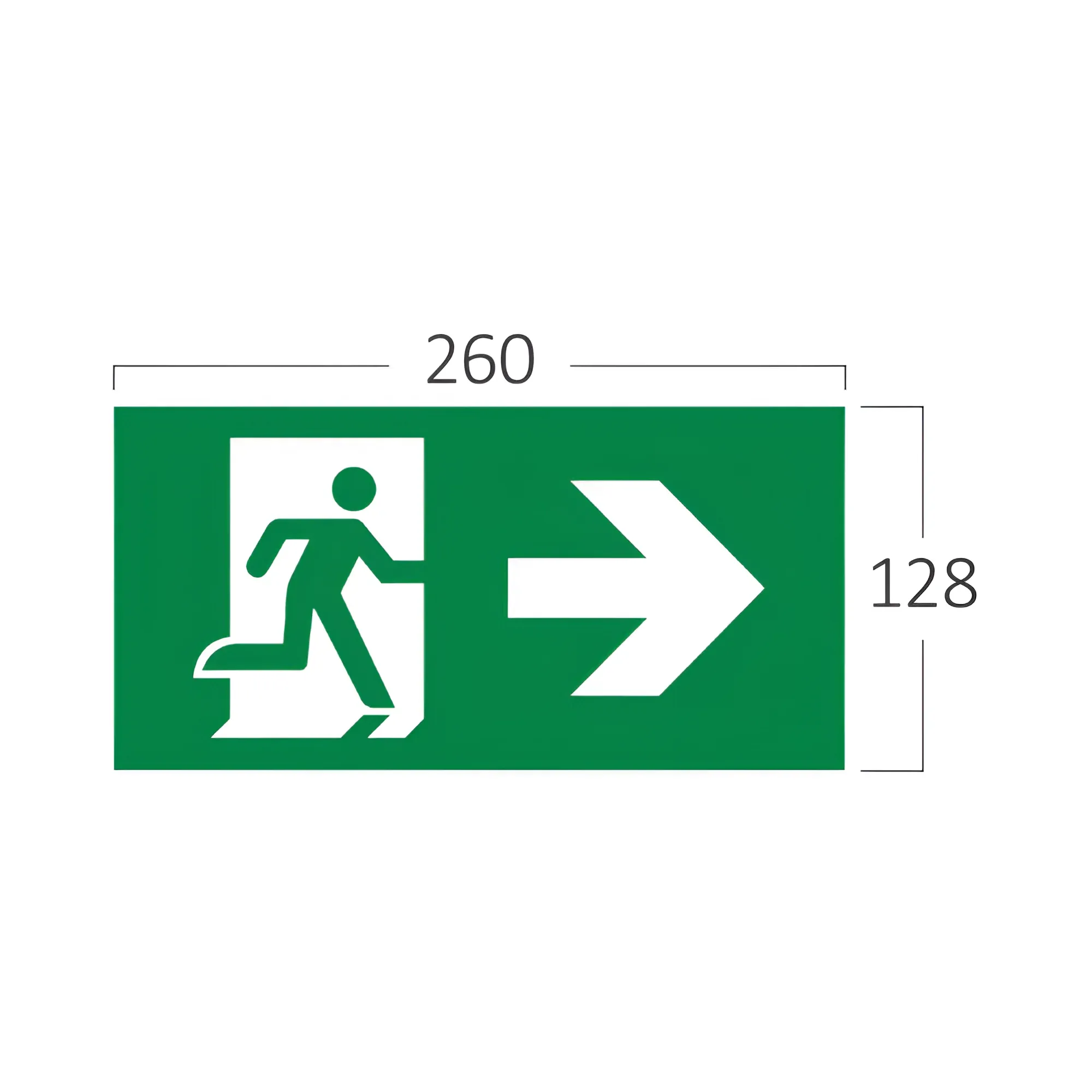 OZNAKA IZLAZ LEVO/DESNO PVC - Slika 3