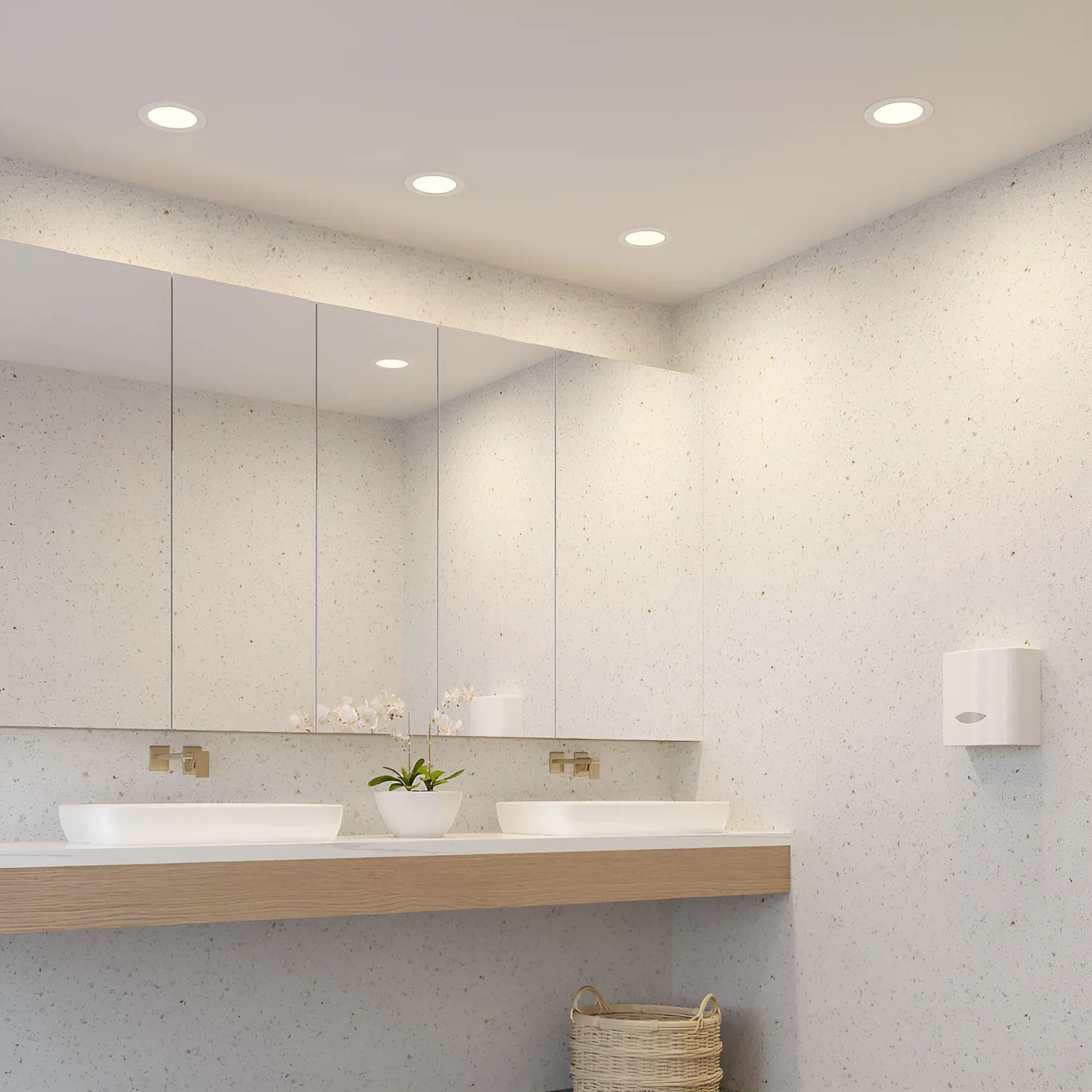 LED DOWNLIGHT D120 14W BELI 3CCT IP54 - Slika 2