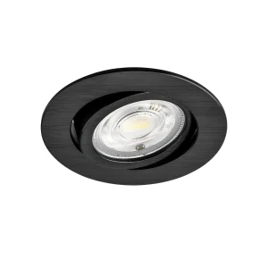 LED SPOT SVETILJKA OKRUGLA 7W CRNA 3CCT