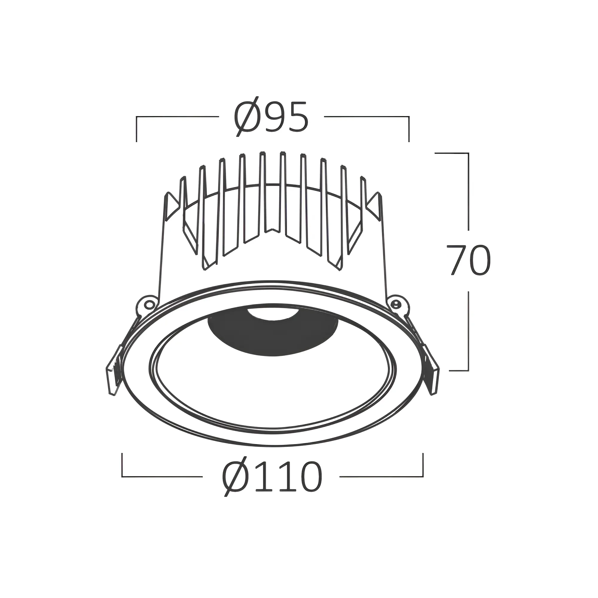 LED DOWNLIGHT 20W BELI 3CCT - Slika 6