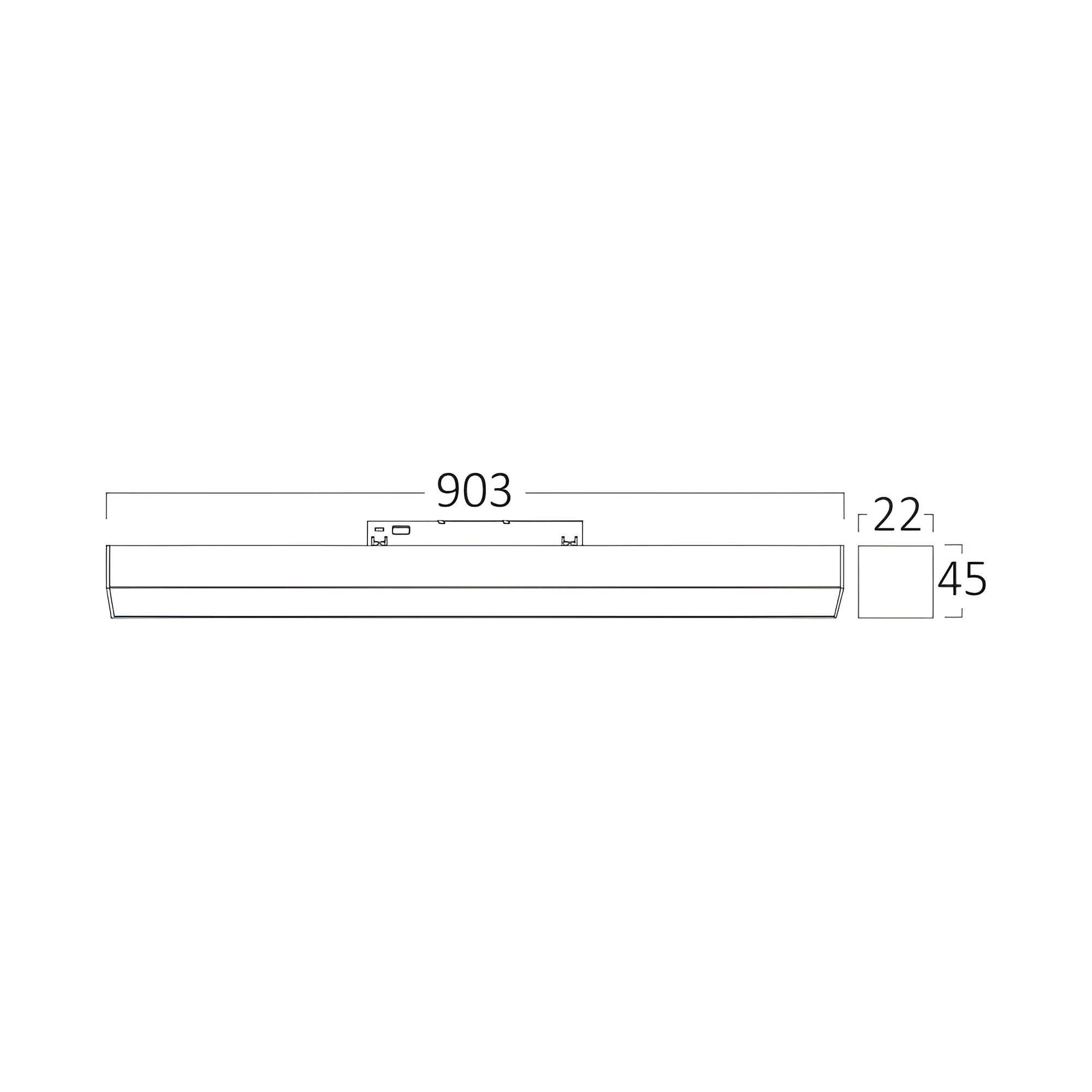 MAGNETNA LINEARNA SVETILJKA 30W BELA 3CCT 48VDC - Slika 5