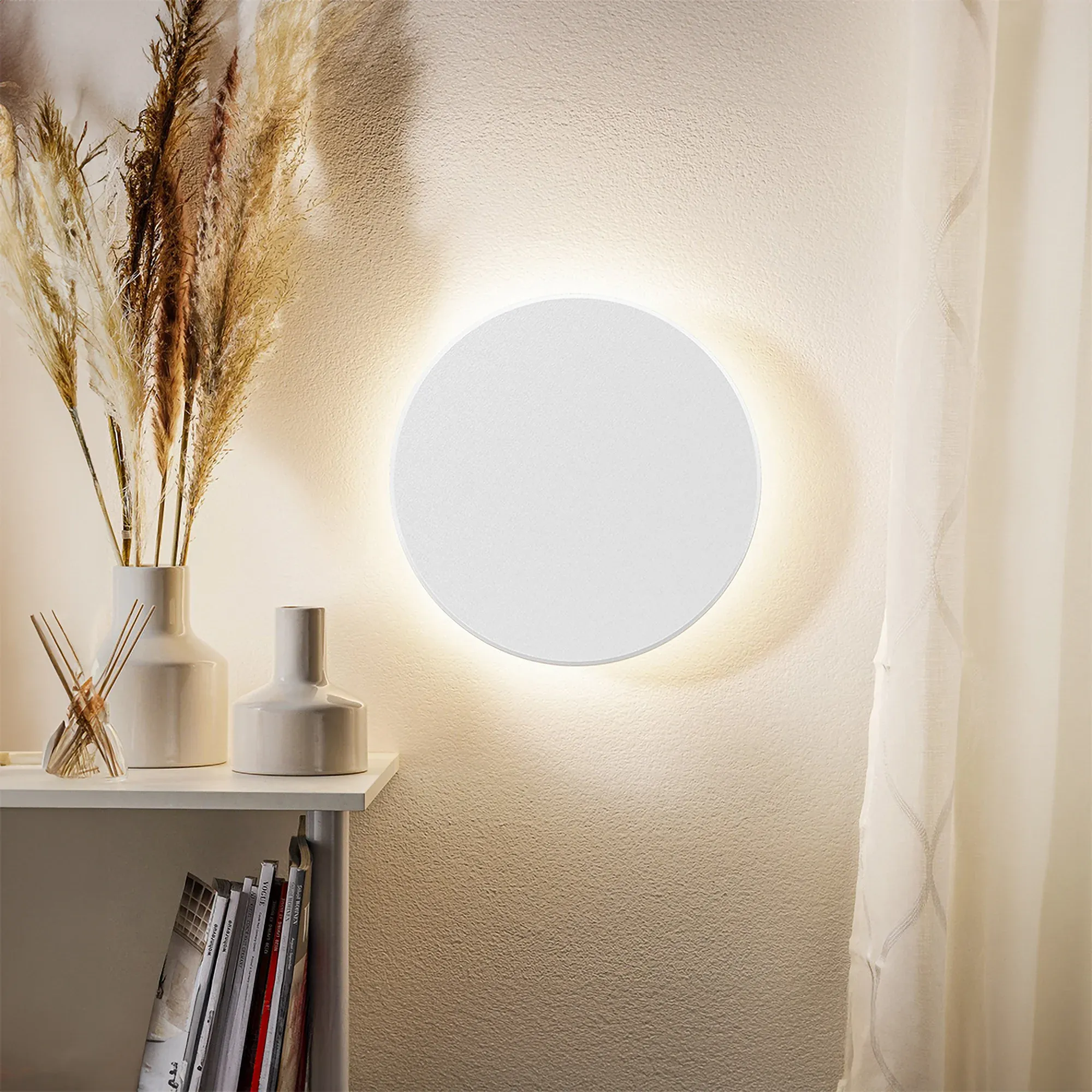 LED ZIDNA SVETILJKA OKRUGLA 12W BELA 3CCT IP65 - Slika 2