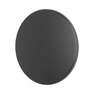 LED ZIDNA SVETILJKA OKRUGLA 12W CRNA 3CCT IP65