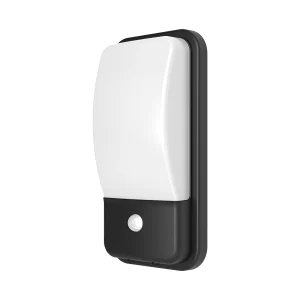 LED ZIDNA SVETILJKA ELIPSA 20W SIVA 3000K SA SENZOROM IP65