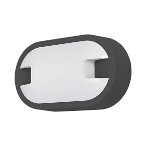 LED ZIDNA SVETILJKA ELIPSA 15W SIVA 3000K IP65