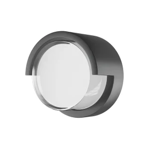 LED ZIDNA SVETILJKA OKRUGLA 15W SIVA 3CCT IP65