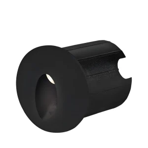LED ZIDNA SVETILJKA OKRUGLA 2W CRNA 3000K IP65