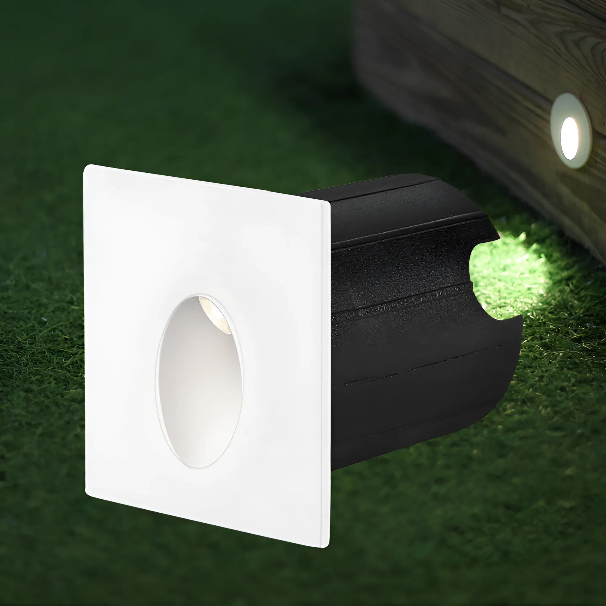LED ZIDNA SVETILJKA KVADRATNA 2W BELA 3000K IP65 - Slika 2