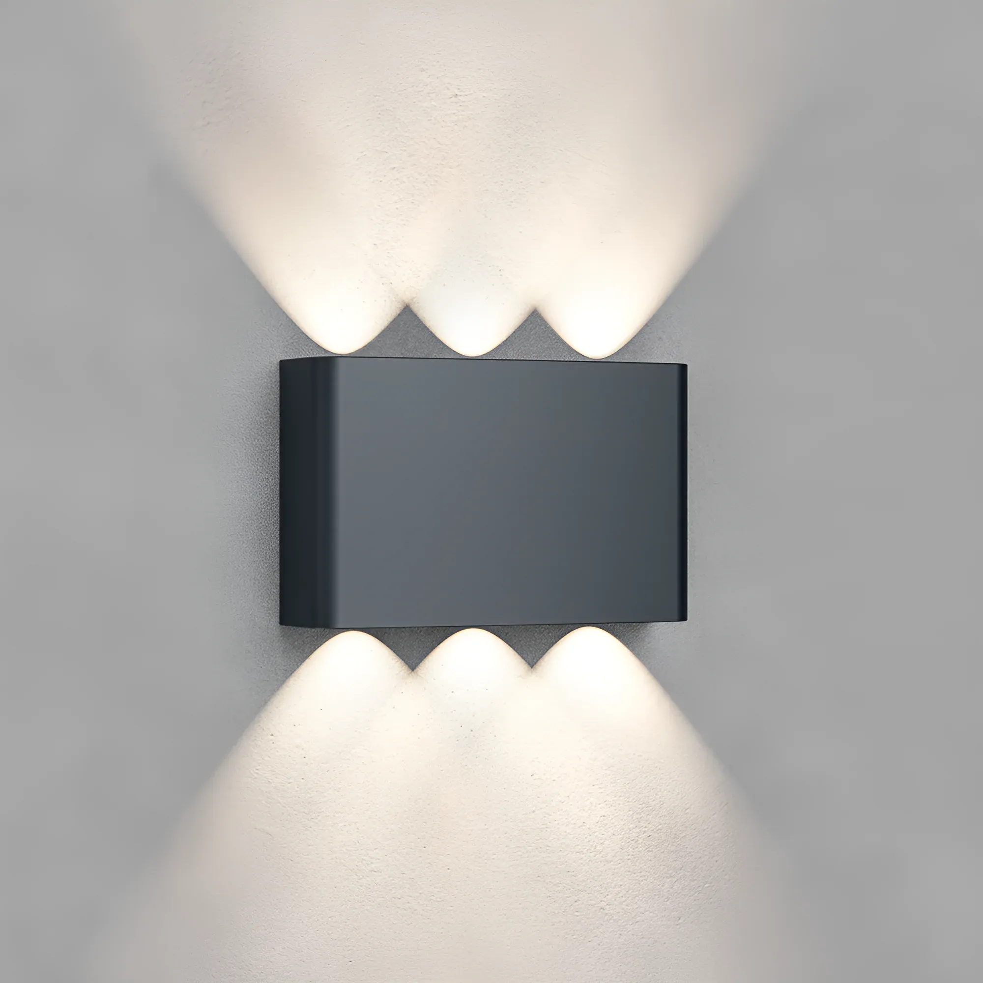 LED ZIDNA SVETILJKA 6X1W SIVA 3CCT IP65 - Slika 2