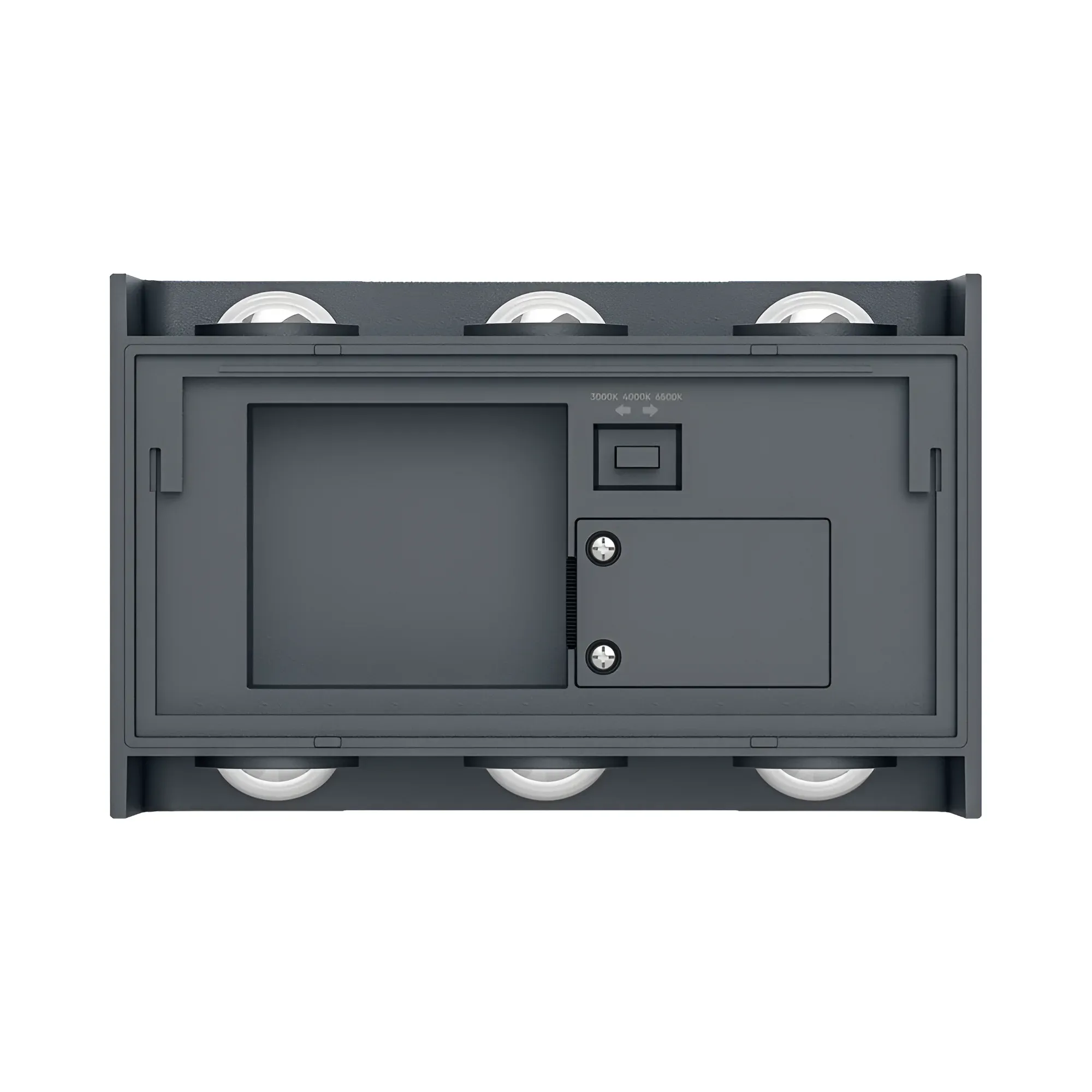 LED ZIDNA SVETILJKA 6X1W SIVA 3CCT IP65 - Slika 5