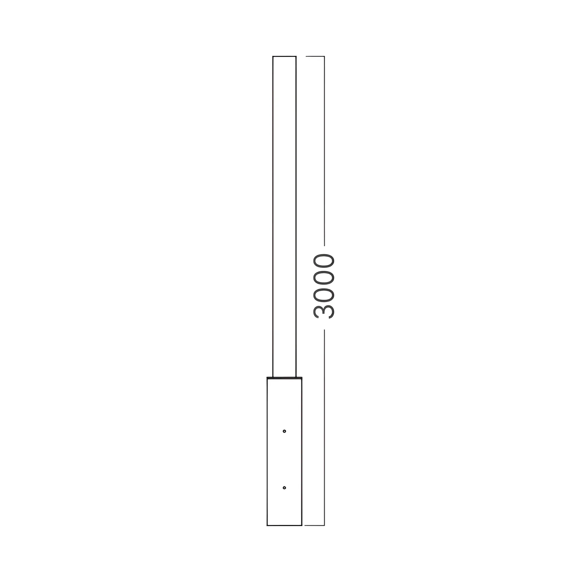 BASTENSKI STUB TAMNO SIVI 3m - Slika 3