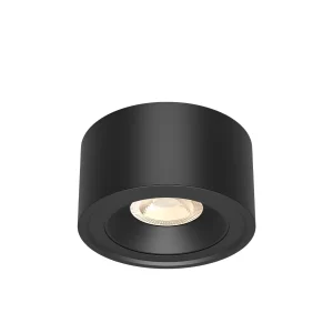 NADGRADNI SPOT OKRUGLI JEDNOSTRUKI 10W CRNI/CRNI 3CCT