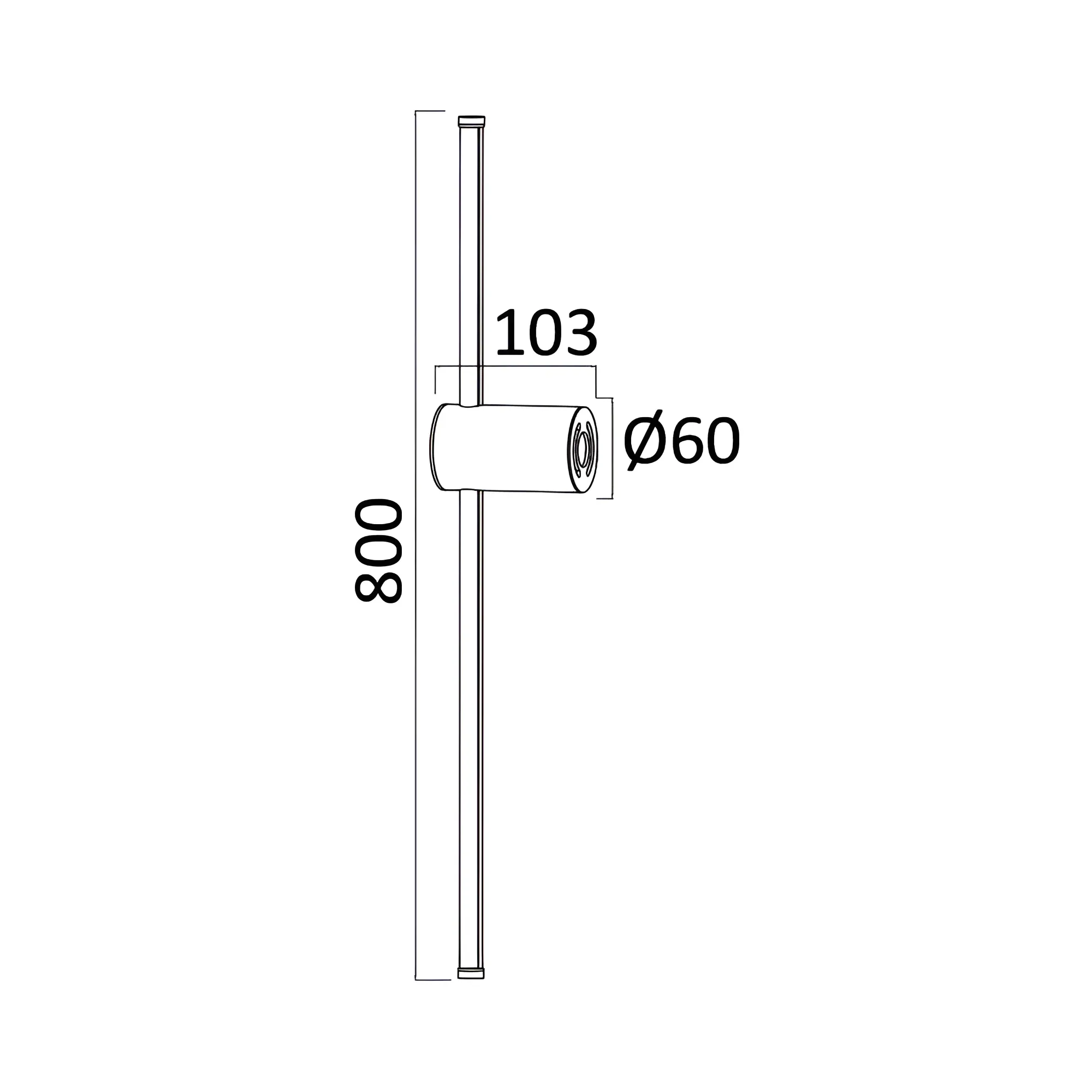 LED ZIDNA LAMPA 16W ZLATNA 3000K - Slika 4
