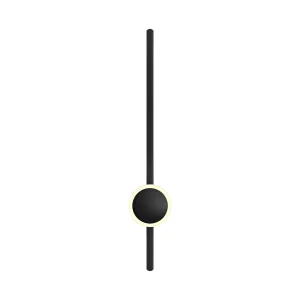 LED ZIDNA LAMPA 16W CRNA 3000K