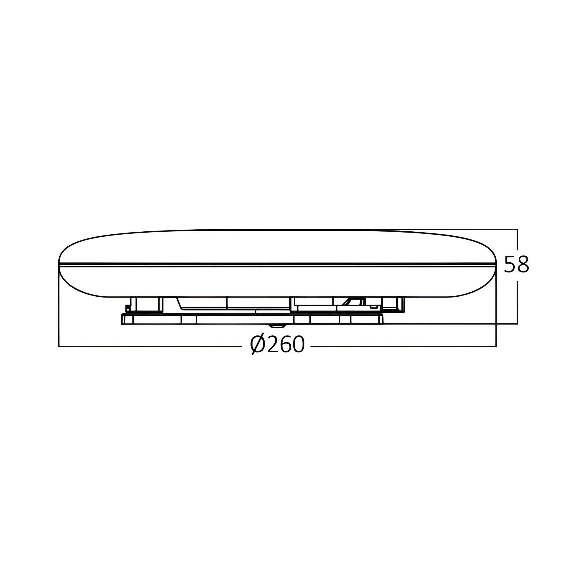 LED PLAFONJERA D260 OKRUGLA 20W 6500K IP44 - Slika 6