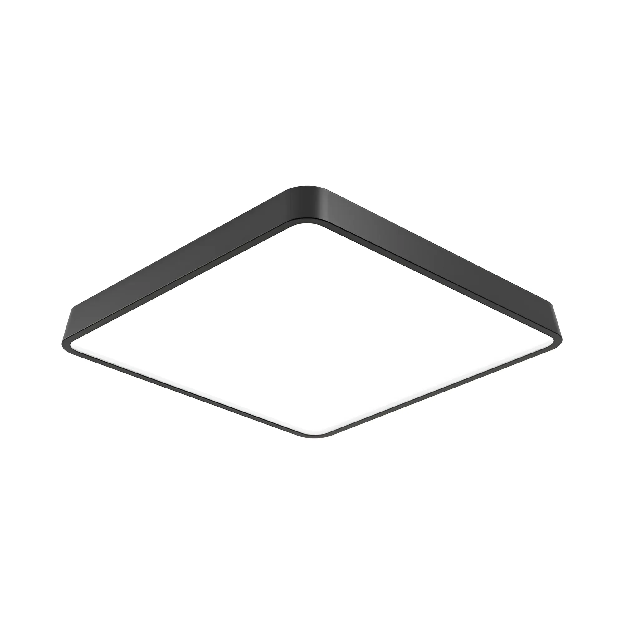 LED PLAFONJERA KVADRATNA 45W CRNA 3CCT DIM SA DALJINSKIM