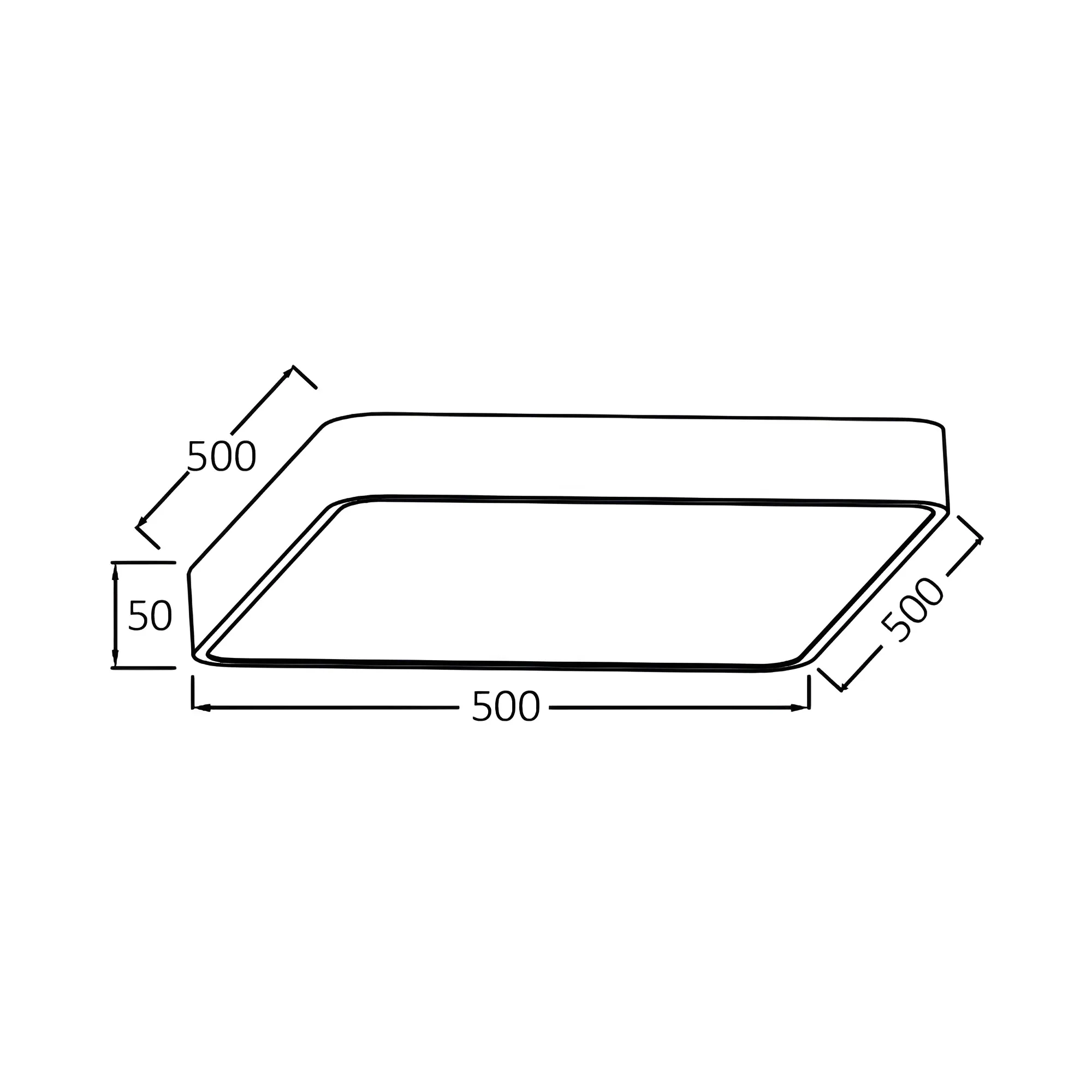 LED PLAFONJERA KVADRATNA 45W 3CCT DIM SA DALJINSKIM - Slika 5
