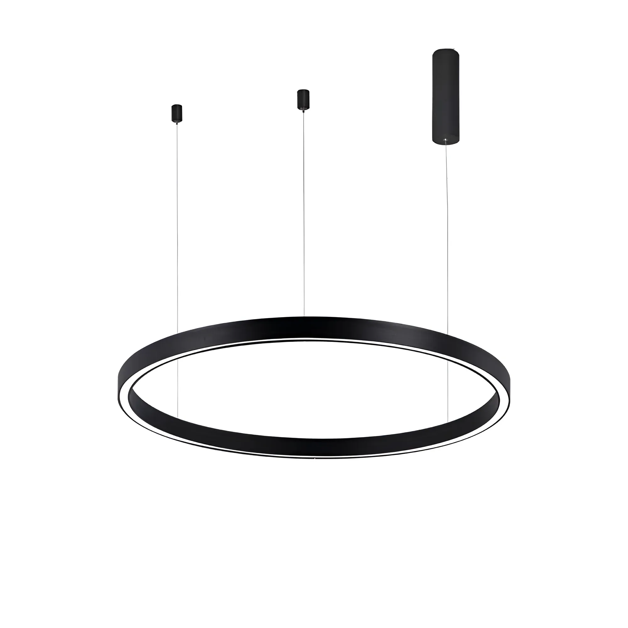 LED VISILICA OKRUGLA 45W CRNA 3CCT