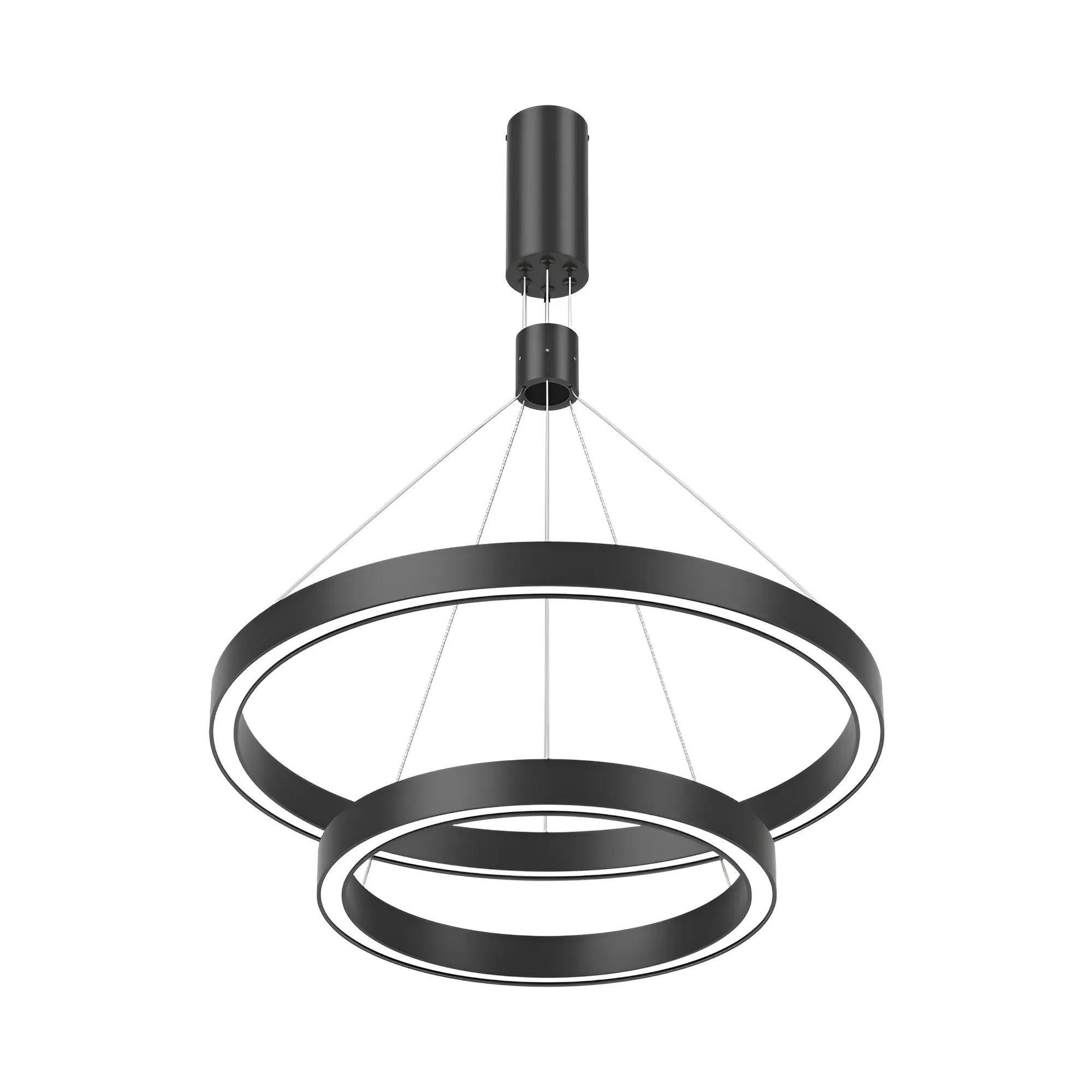 LED VISILICA OKRUGLA 65W CRNA 3CCT
