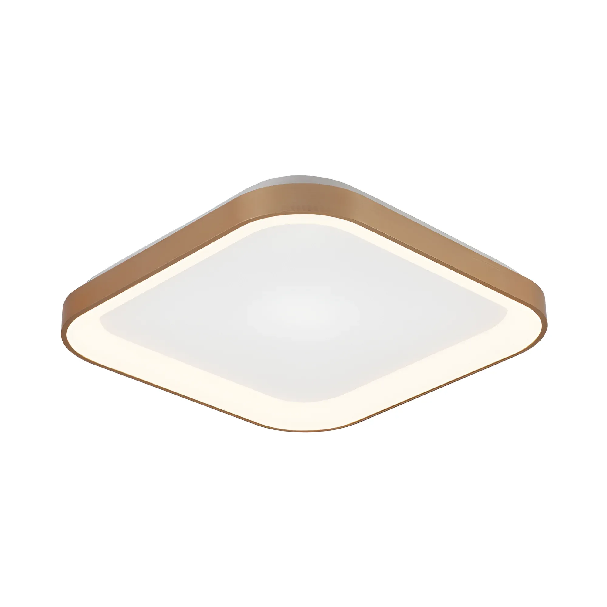 LED PLAFONJERA KVADRATNA 36W ZLATNA 3CCT