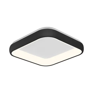 LED PLAFONJERA KVADRATNA 36W CRNA 3CCT