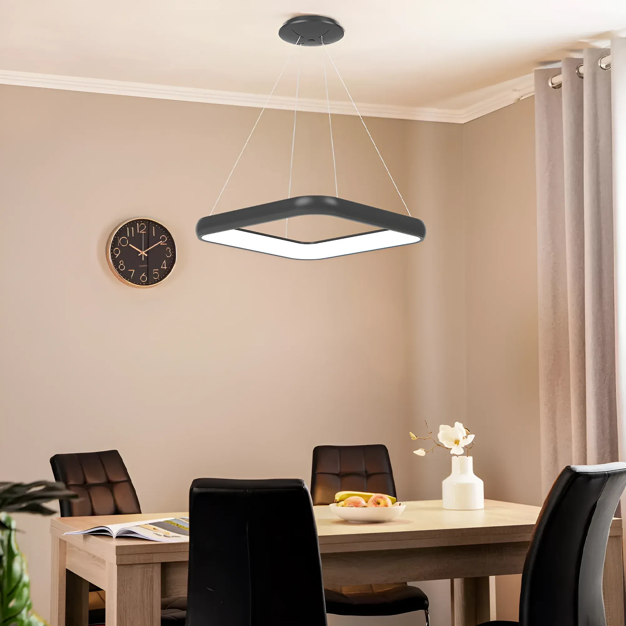 LED VISILICA KVADRATNA 46W BELA 3CCT - Slika 2