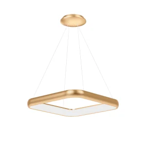 LED VISILICA KVADRATNA 46W ZLATNA 3CCT